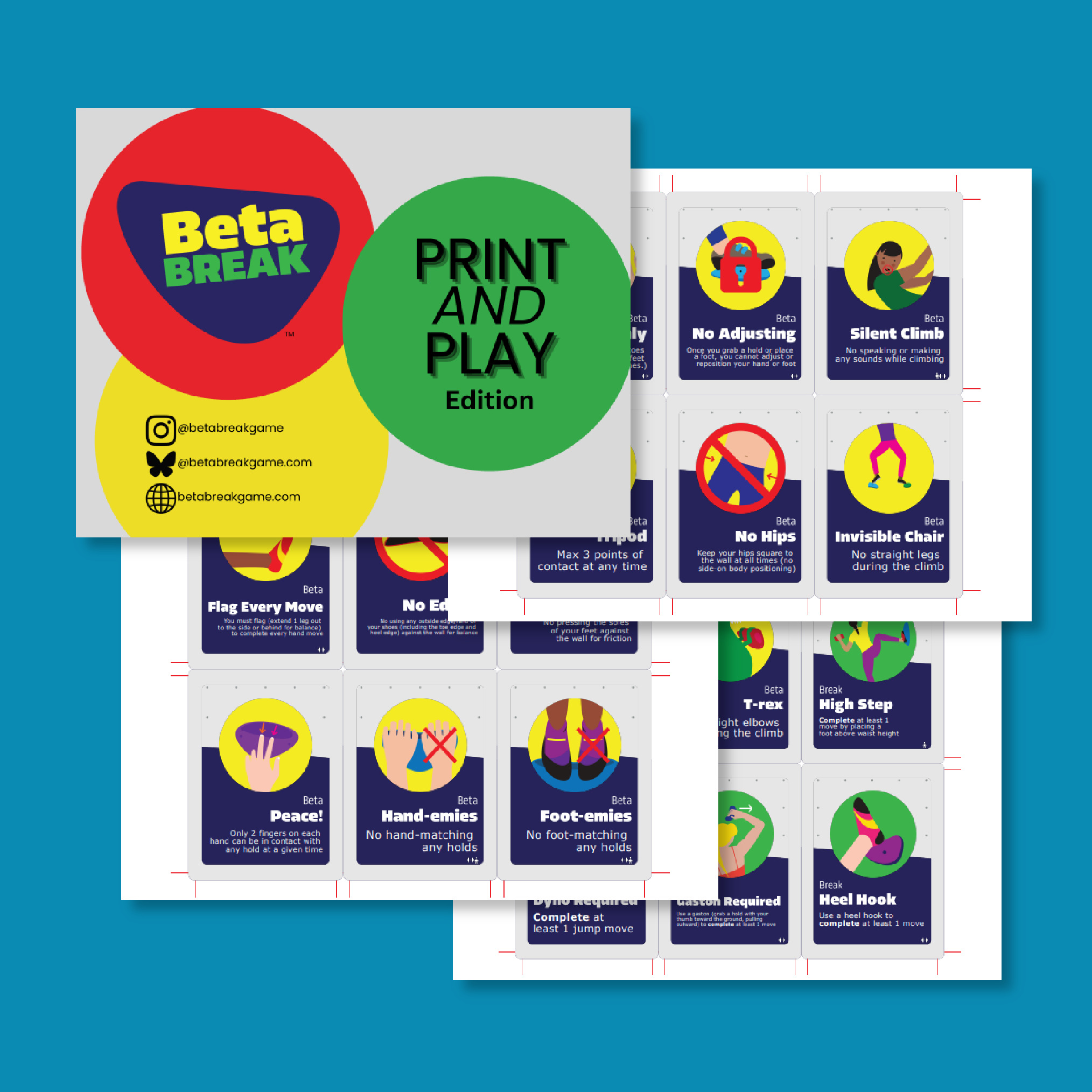 Beta Break Card Game (PRINT-AND-PLAY EDITION)